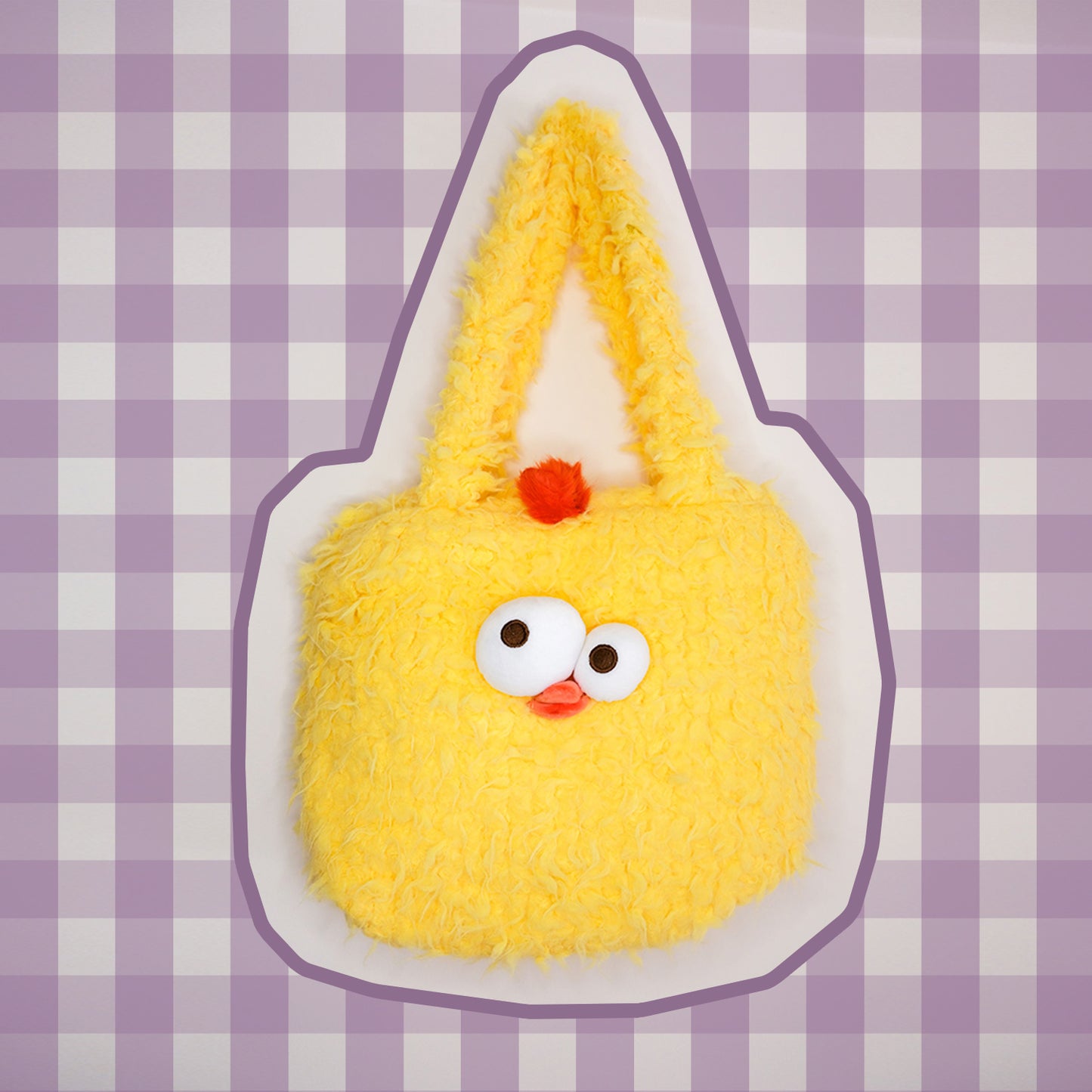 Fluffy Yellow Chicken Tote 🐥