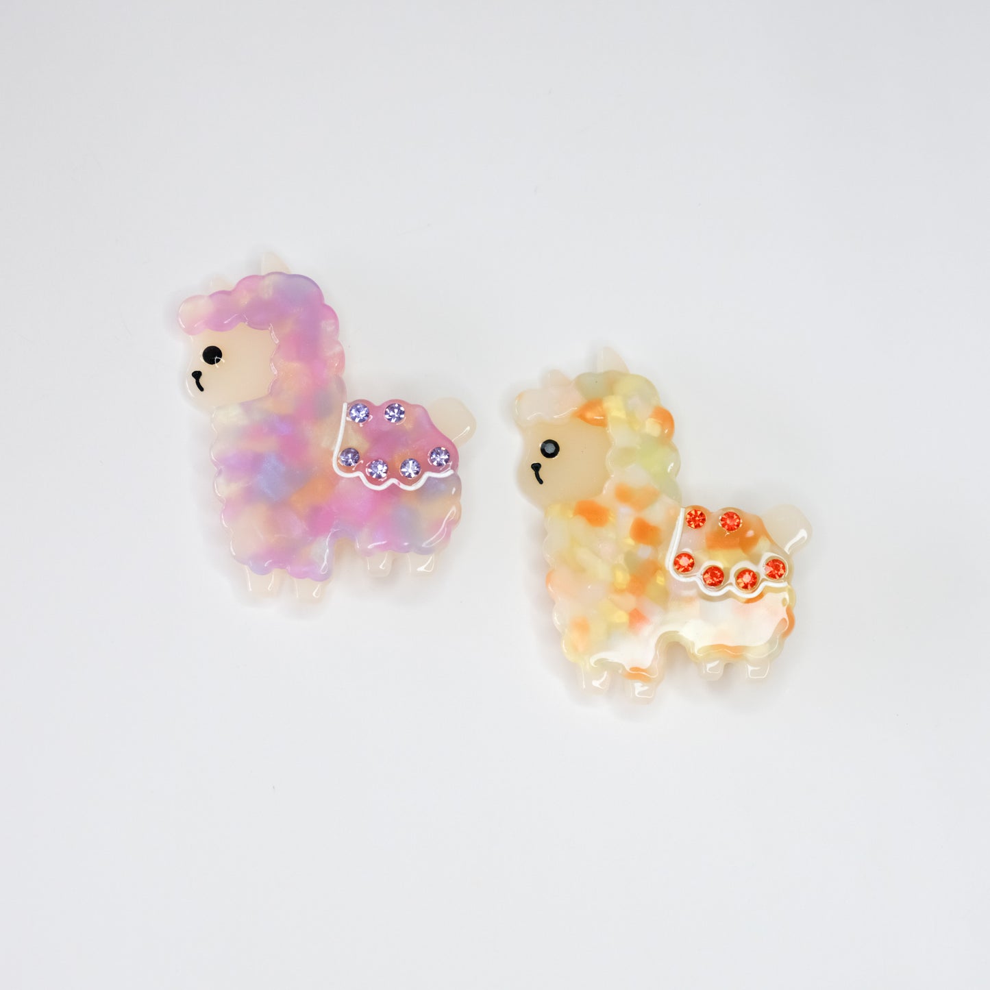 Lilac Llama Hair Clip