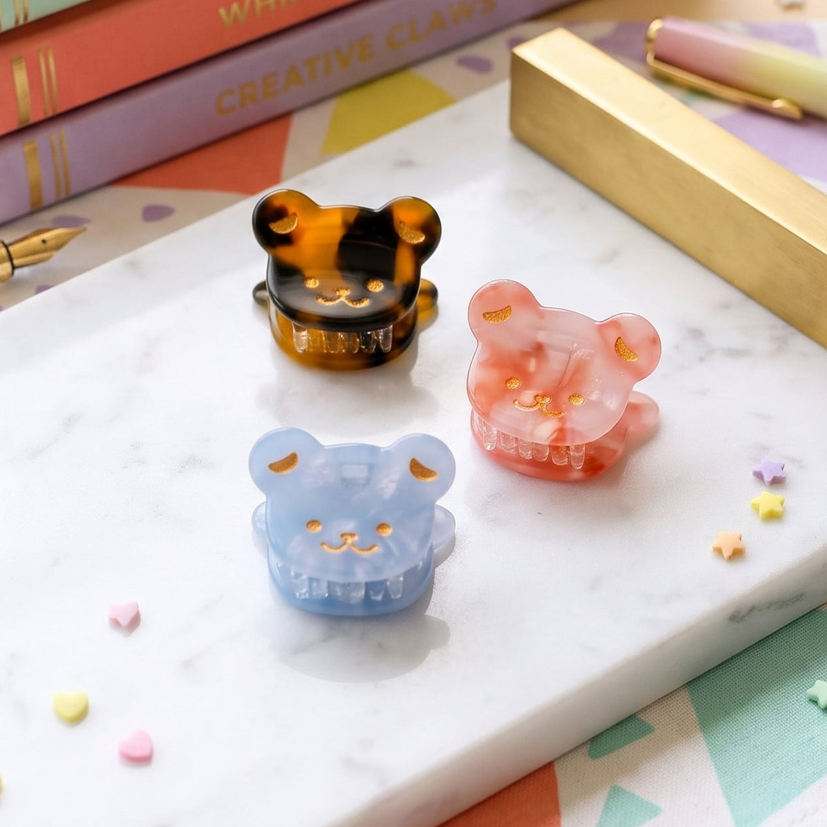 Beary Bears Mini Hair Claw