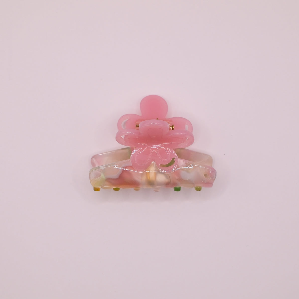 Pink Blossom Hair Claw