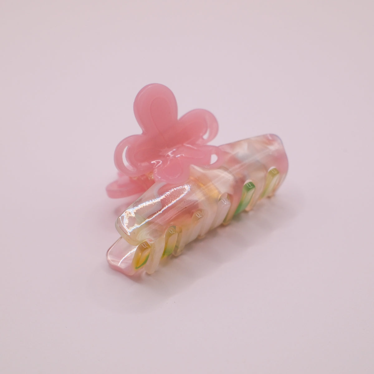 Pink Blossom Hair Claw