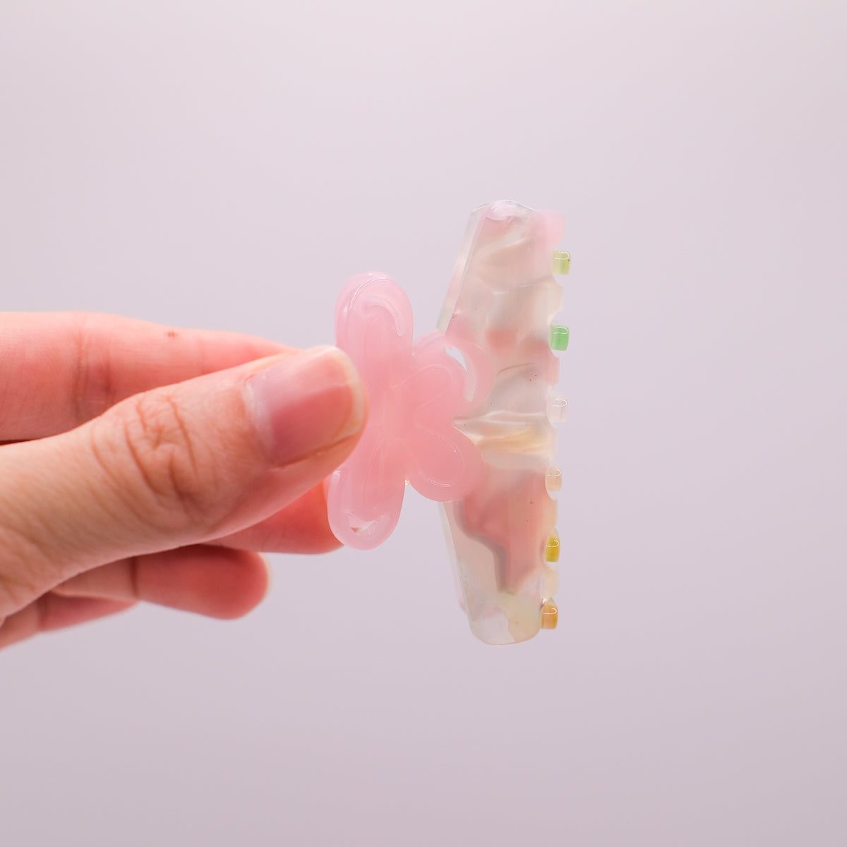 Pink Blossom Hair Claw