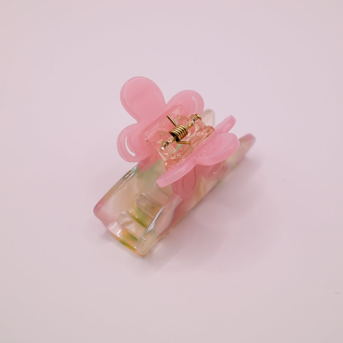 Pink Blossom Hair Claw