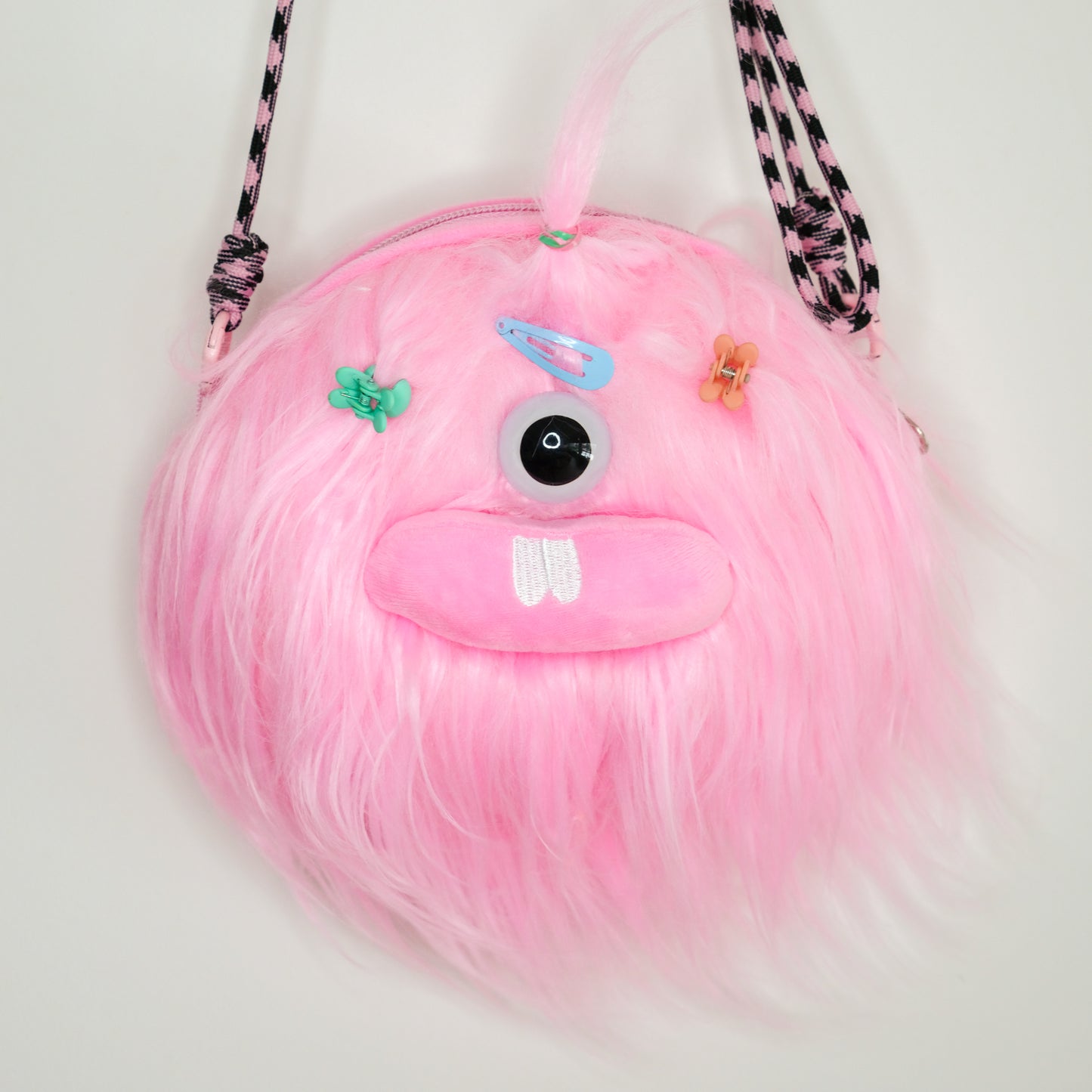 Pink Monster Crossbody Bag