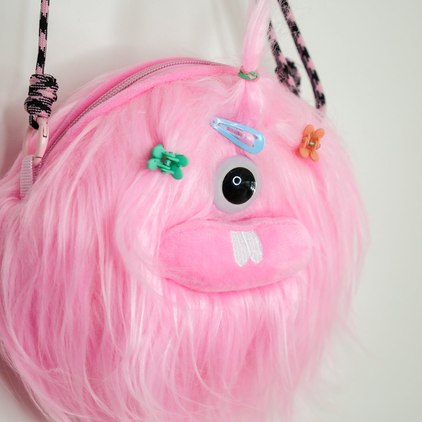 Pink Monster Crossbody Bag