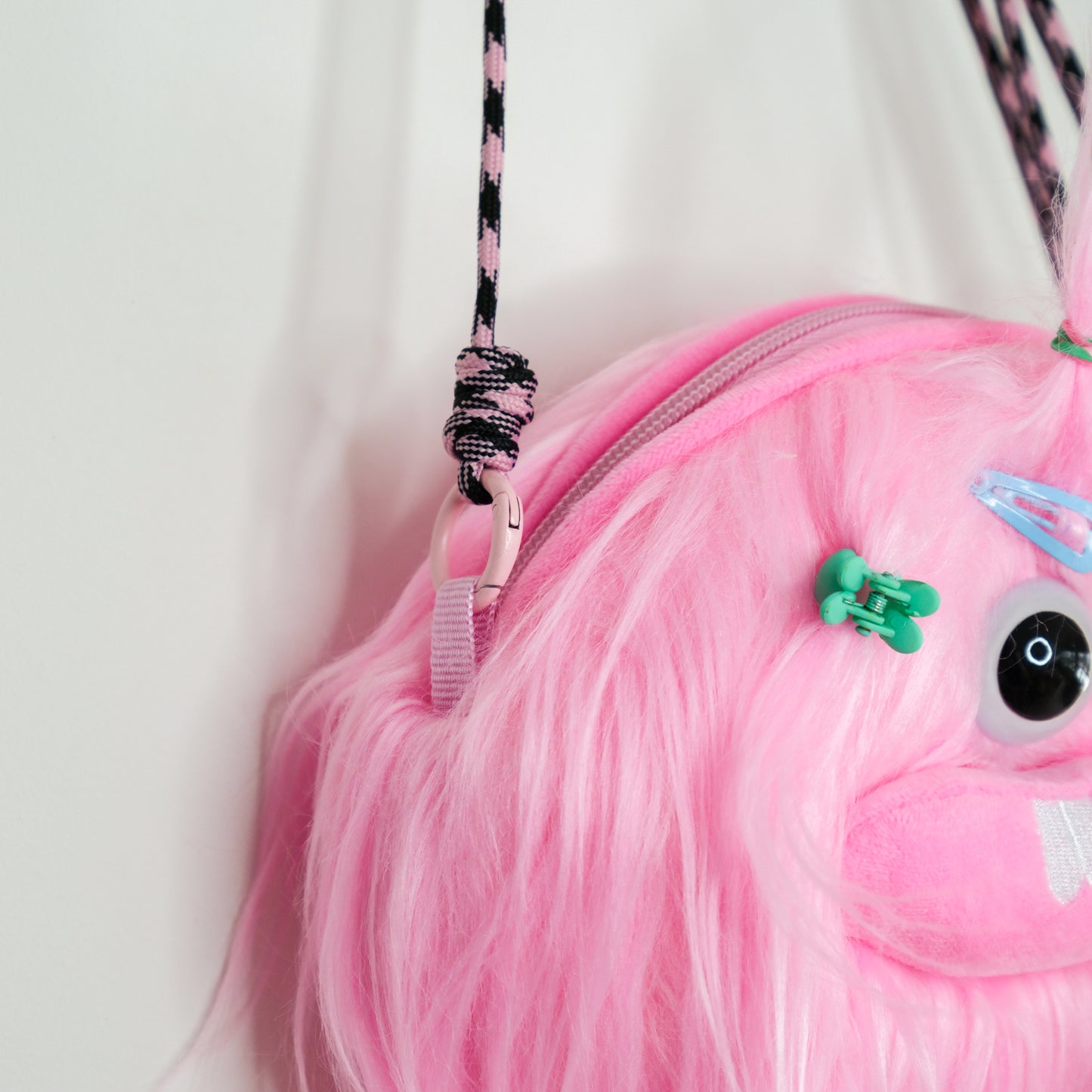 Pink Monster Crossbody Bag