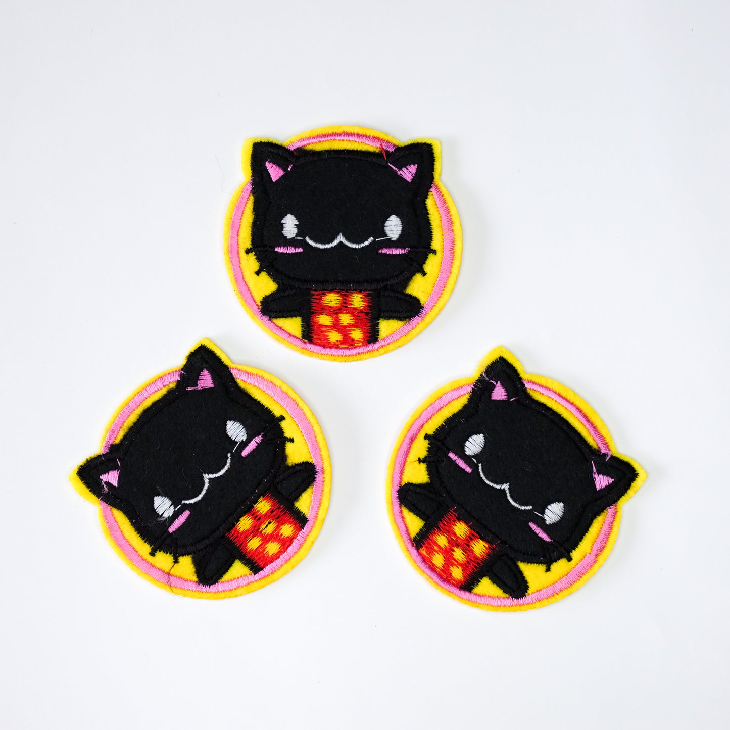 Smiling Black Cat (Meow!)