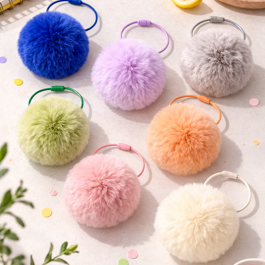 Fluffy Pompom Charm ☁️