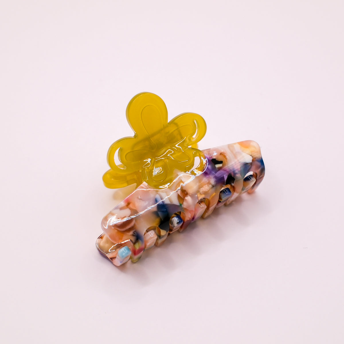 Rainbow Daisy Hair Claw