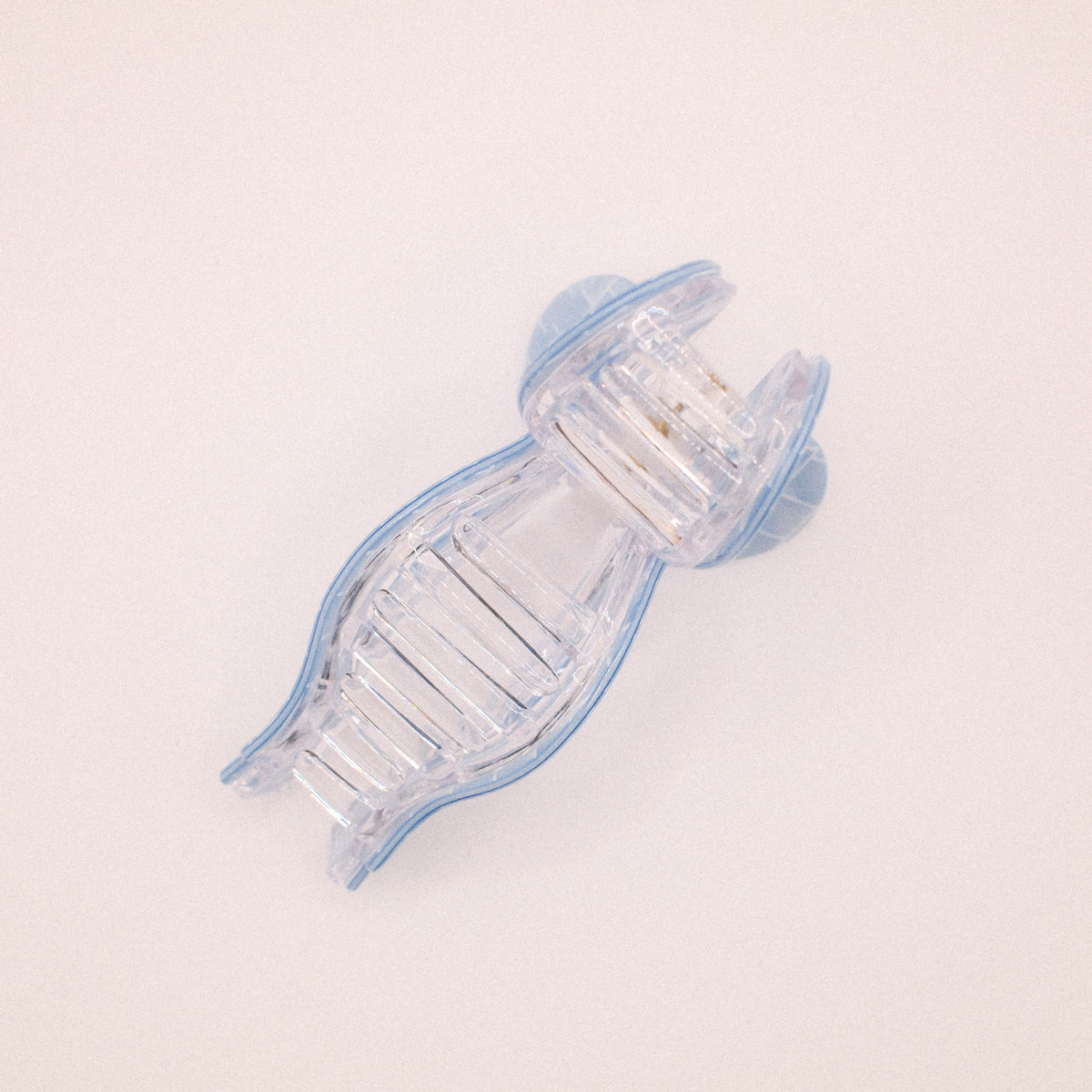 Checked Ribbon Hair Claw