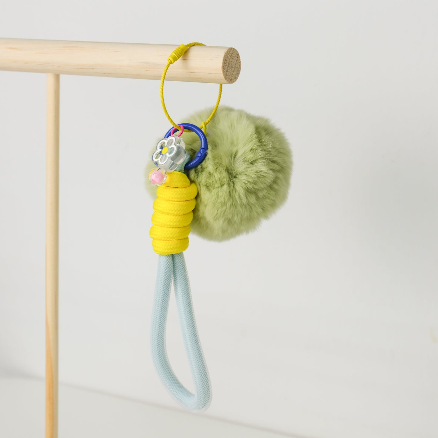 Sage Green Pompom Strap 💚✨