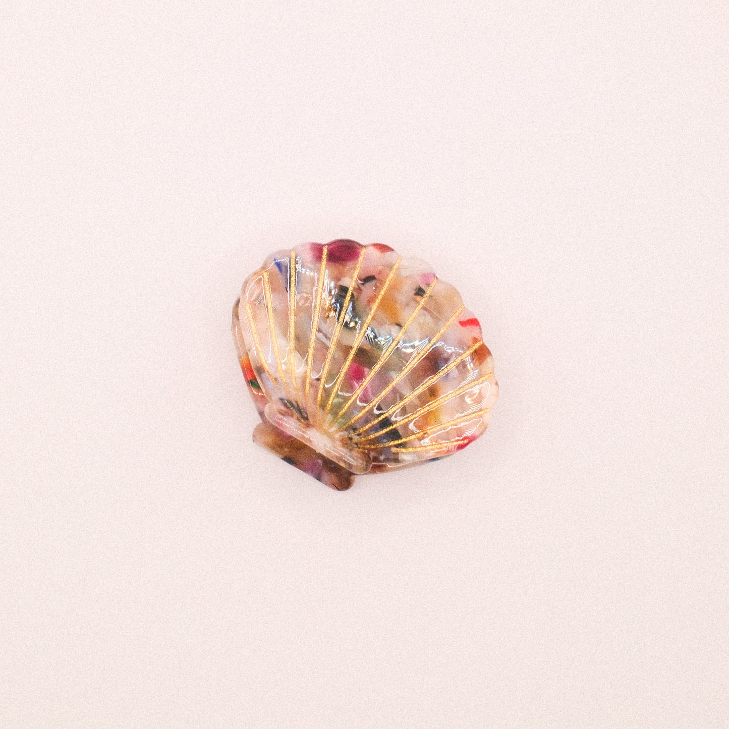 Iridescent Seashell Hair Claw