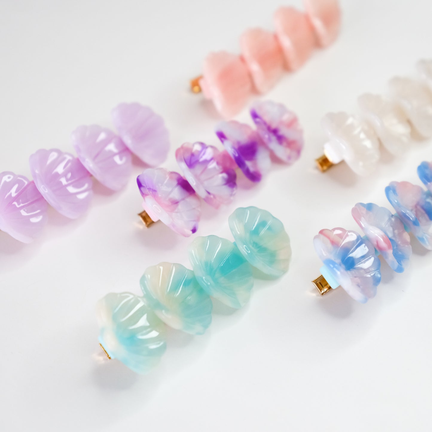 Seashell Hair Clip Pink 🐚🌸