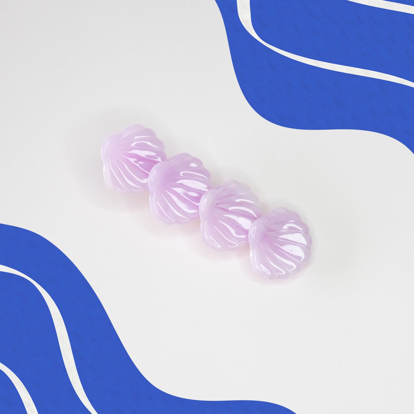 Seashell Hair Clip Lilac 💜