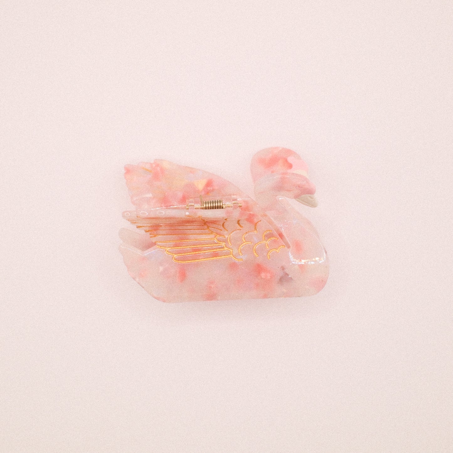 Blush Swan Hair Claw