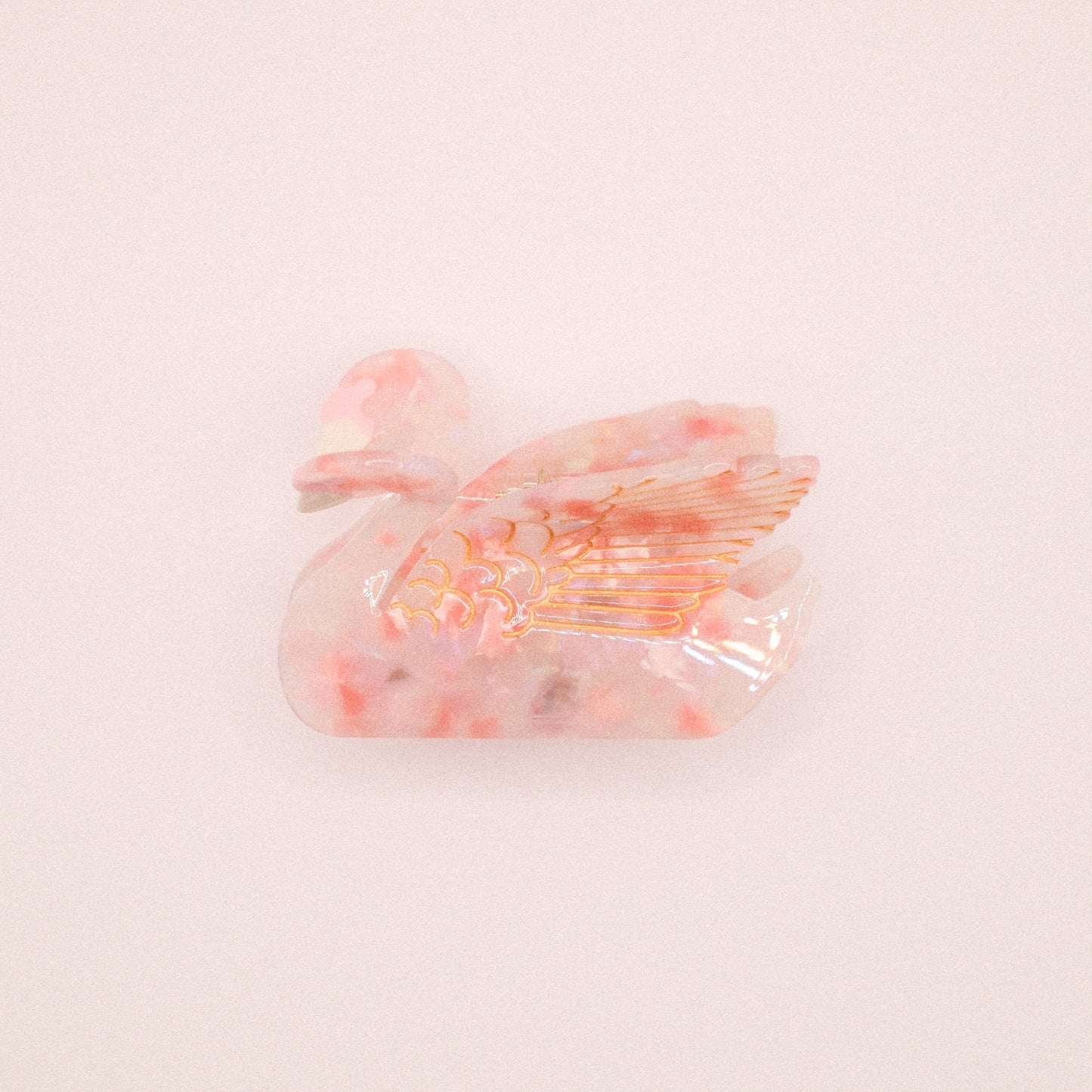 Blush Swan Hair Claw