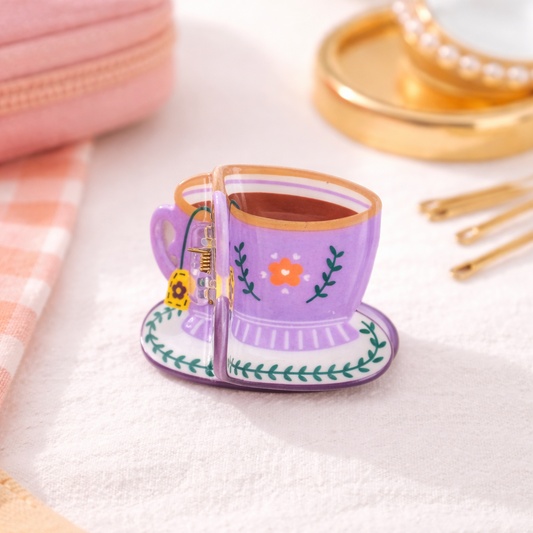 Lavender Garden Tea Hair Claw