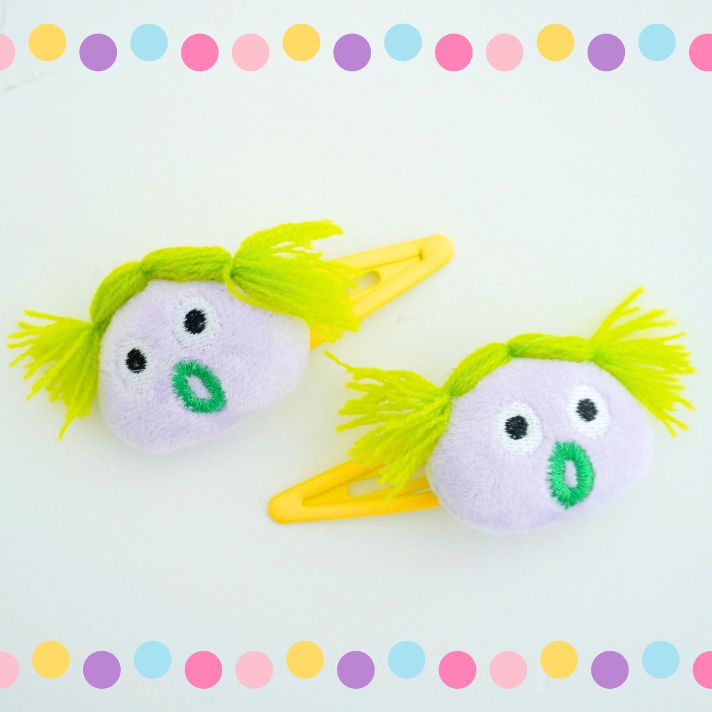 Lilac Pigtail Hair Clip [Set of 2]