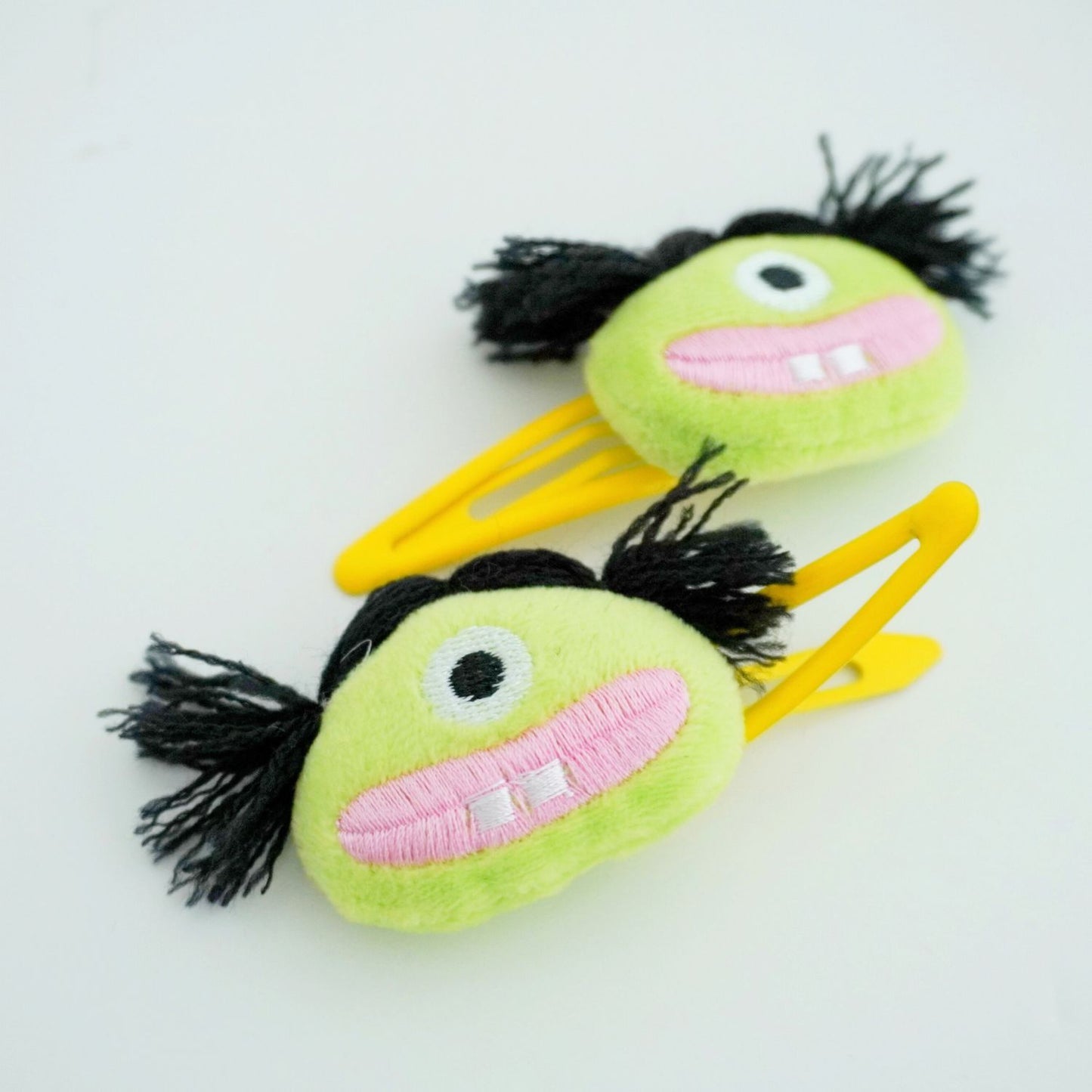 Green Pigtail Hair Clip [Set of 2]
