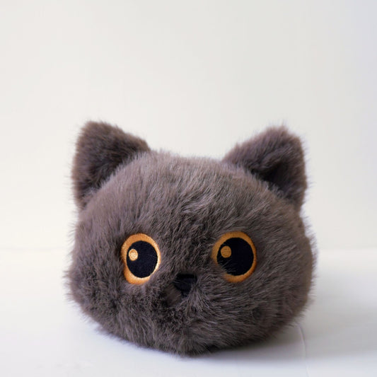 Grey Lazy Cat Plushie