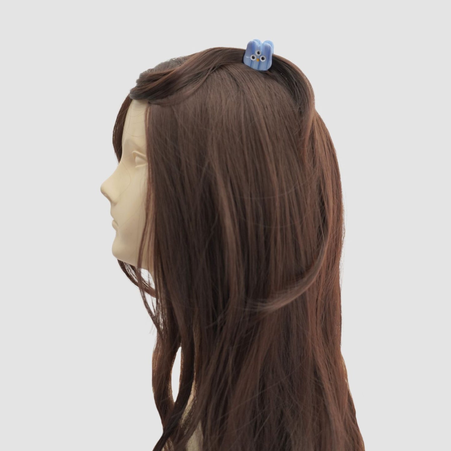 Mini Blue Monster Hair Claw