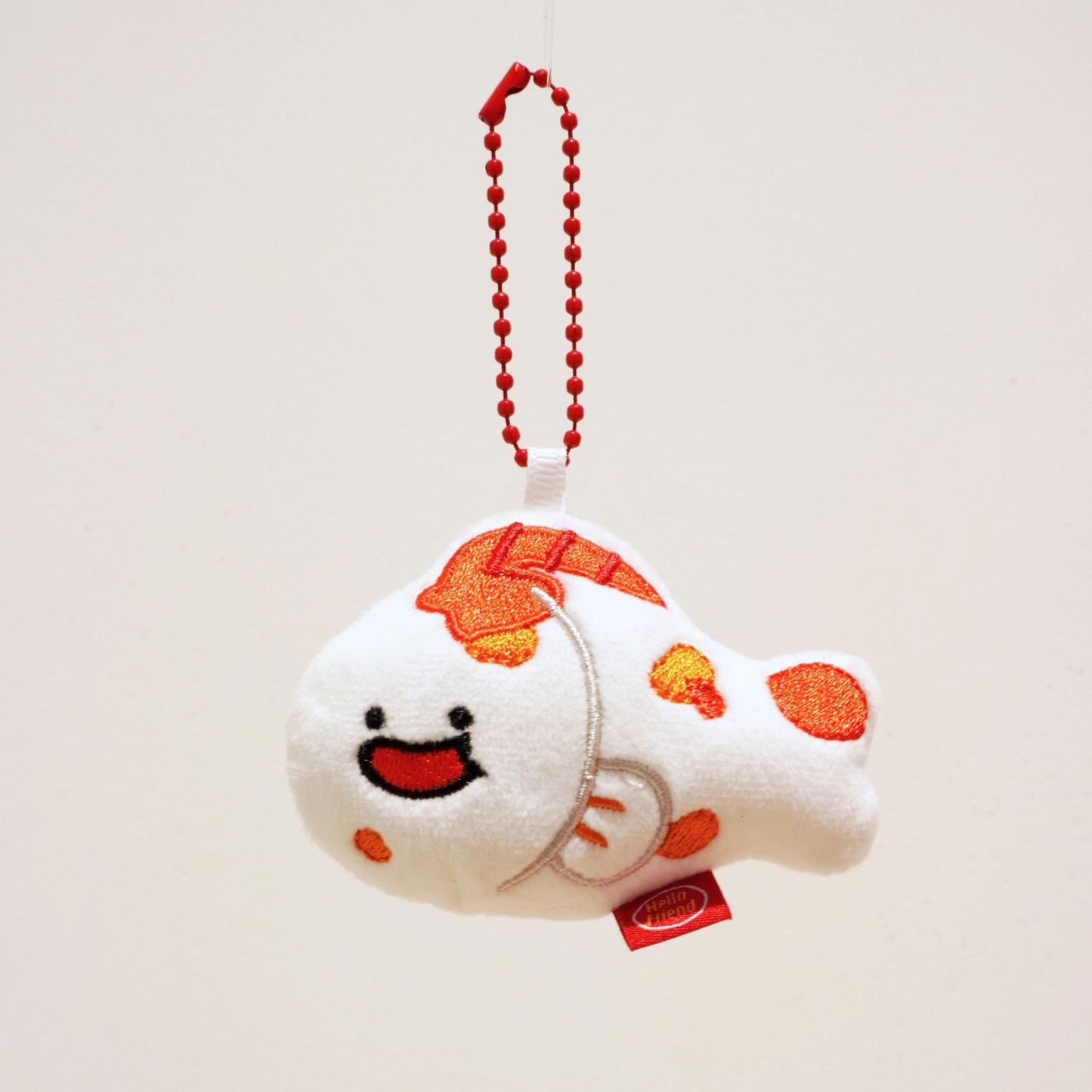 Fresh White Koi Charm