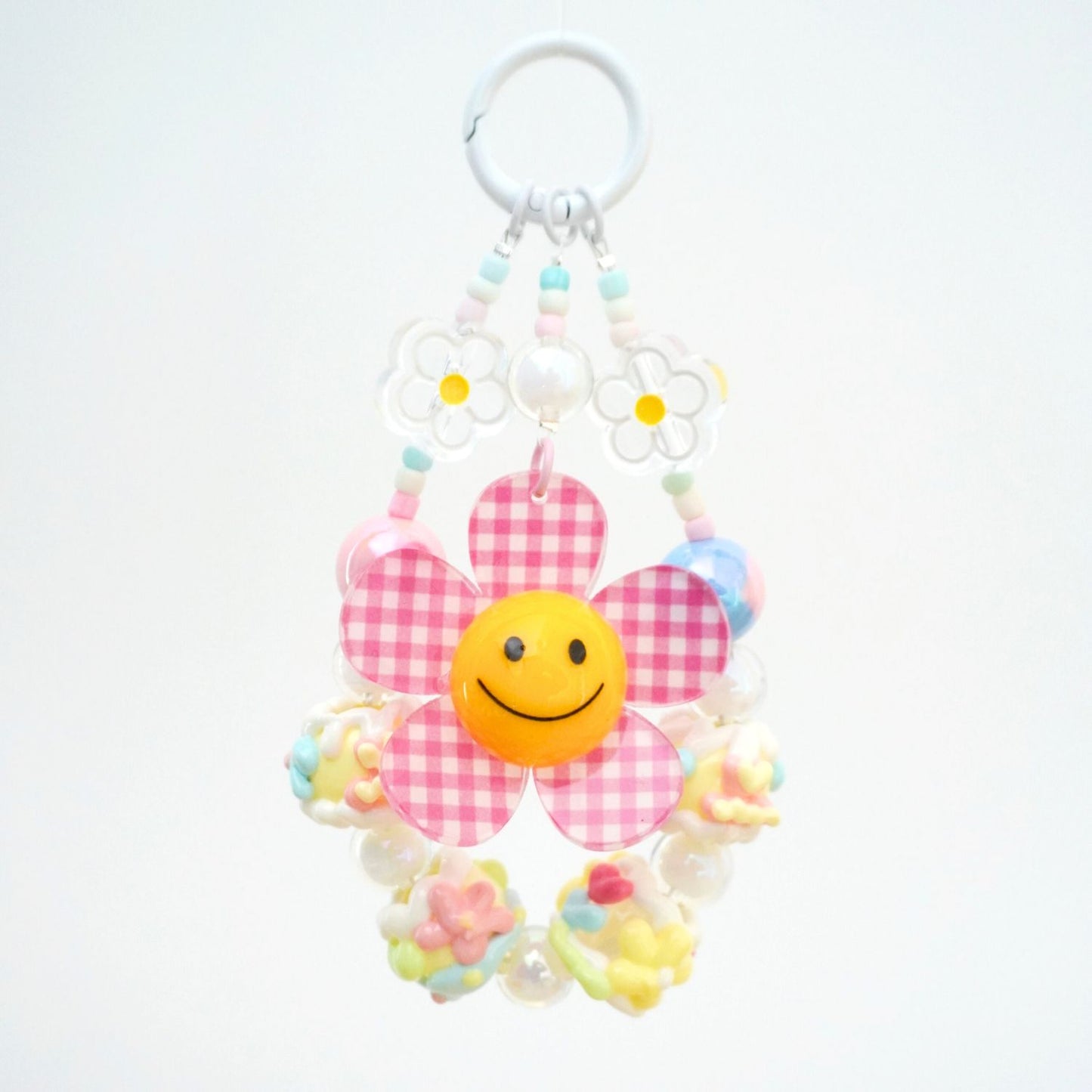 Garden Checkerbloom Beaded Charm