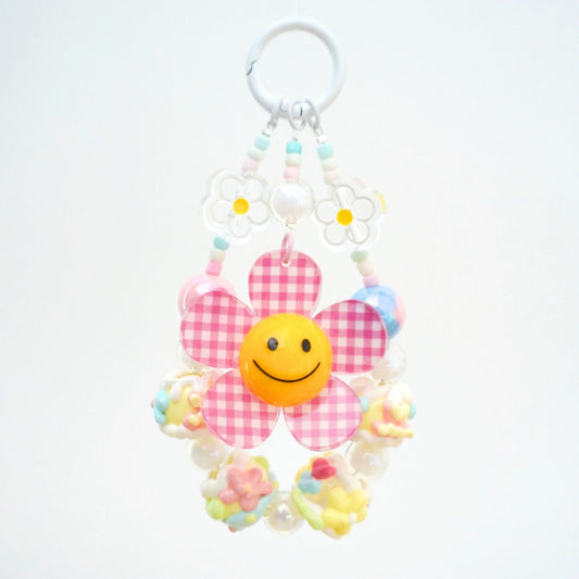 Garden Checkerbloom Beaded Charm