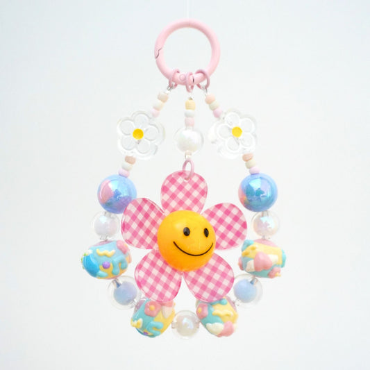 Mermaid Cutie Checkerbloom Beaded Charm