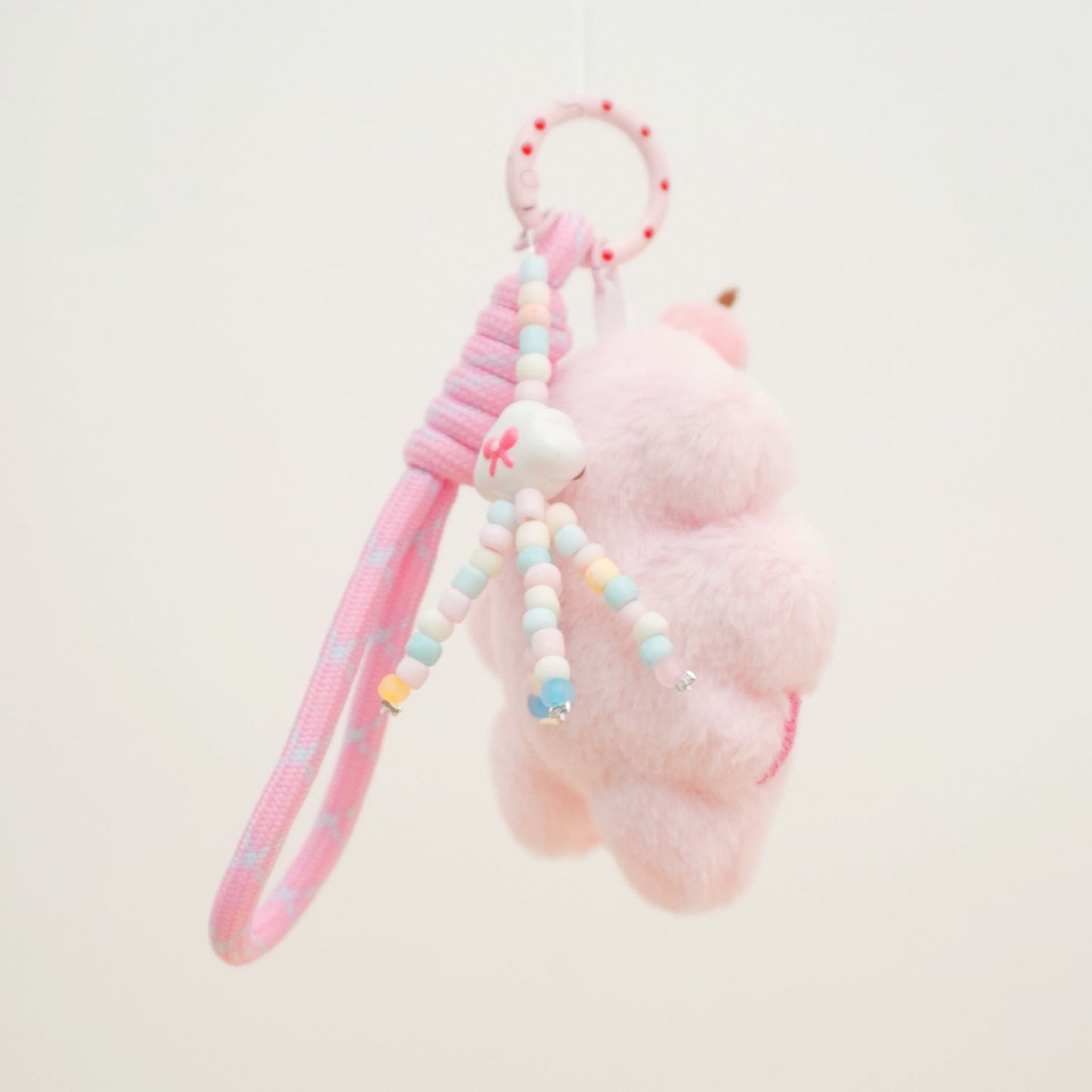 Peach Puff Buddy Charm