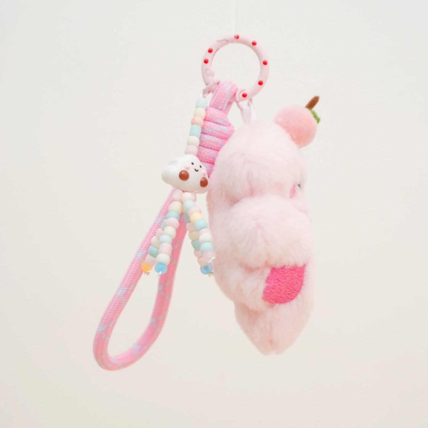 Peach Puff Buddy Charm