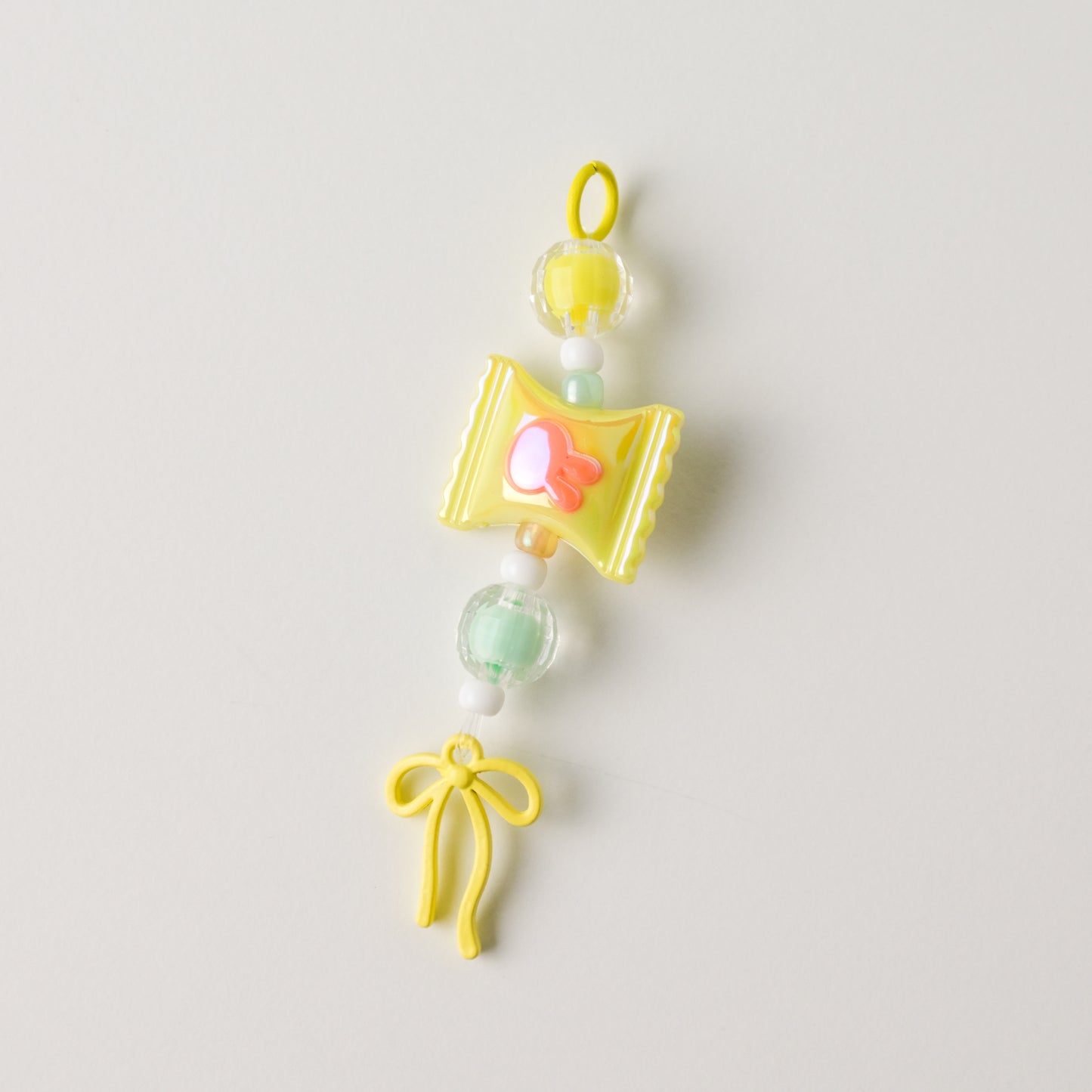Yellow Sweet Beaded Charm