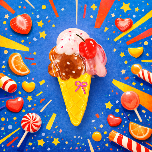 Ice Cream Hair Claw